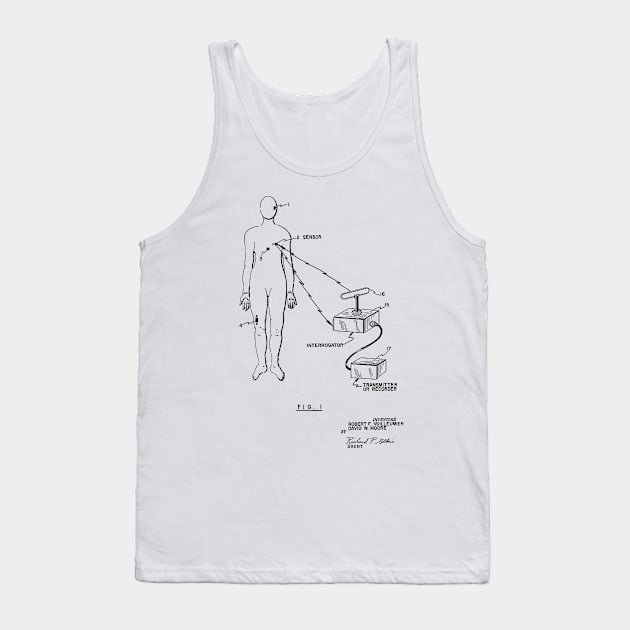 Bio-instrumentation Apparatus Vintage Patent Drawing Tank Top by TheYoungDesigns